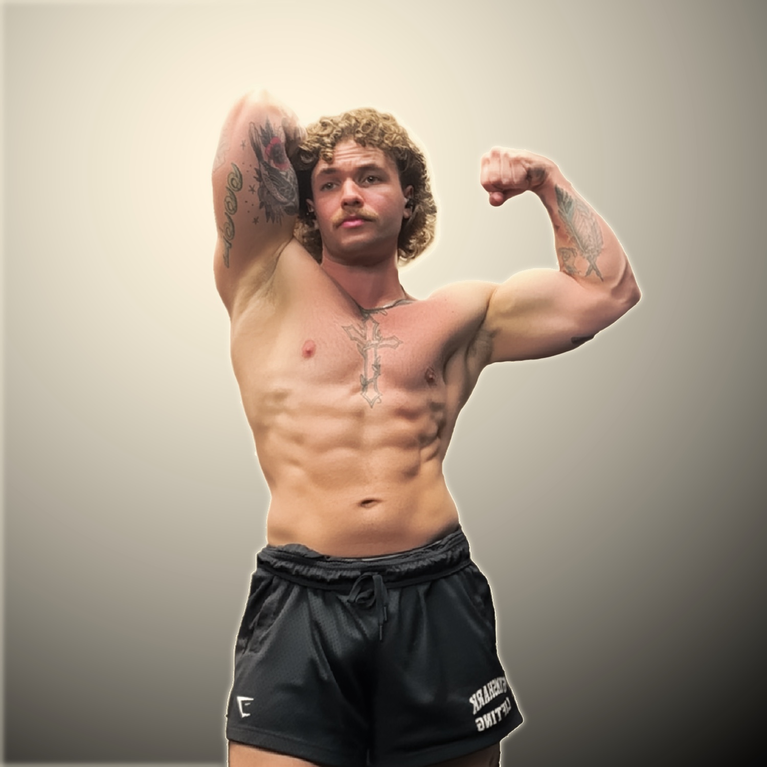 Ryan Wilson flexing